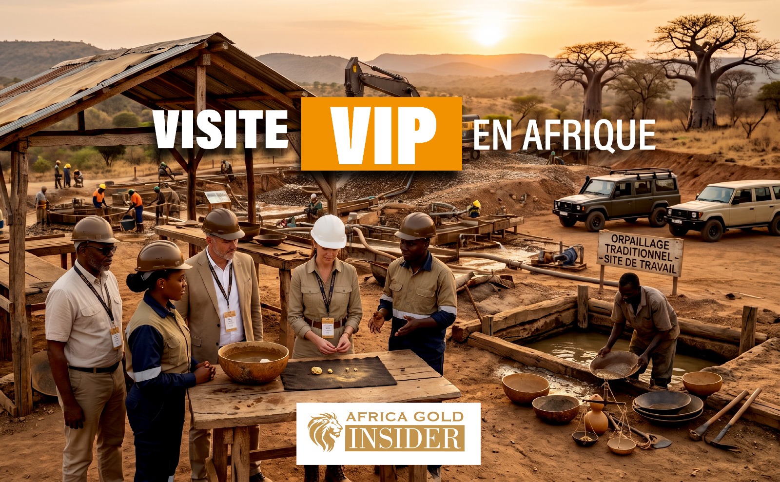 Visite VIP des fournisseurs et mines en Afrique